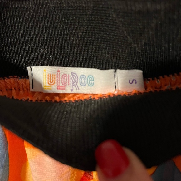 LuLaRoe Tropical LoLa Skirt - small - Picture 7 of 11